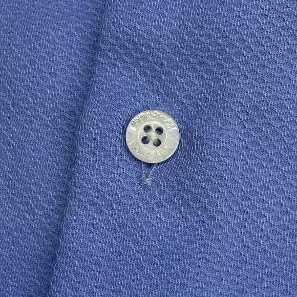 NEW ROBERT GRAHAM Kane Long-Sleeve Button-Down Shirt – Light Blue – Size 16 - Picture 8 of 14